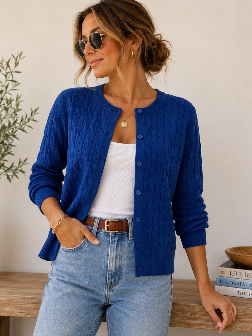 Croft & Barrow button-up cardigan